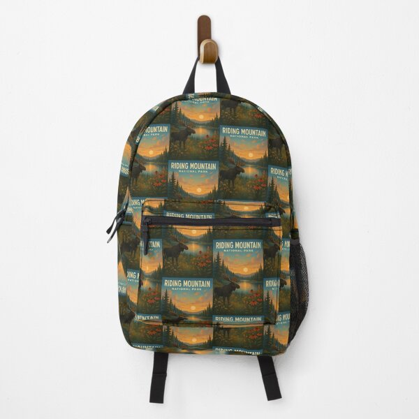 Item preview, Moose and Sunset at Riding Mountain National Park, Manitoba designed and sold by Aryabek.