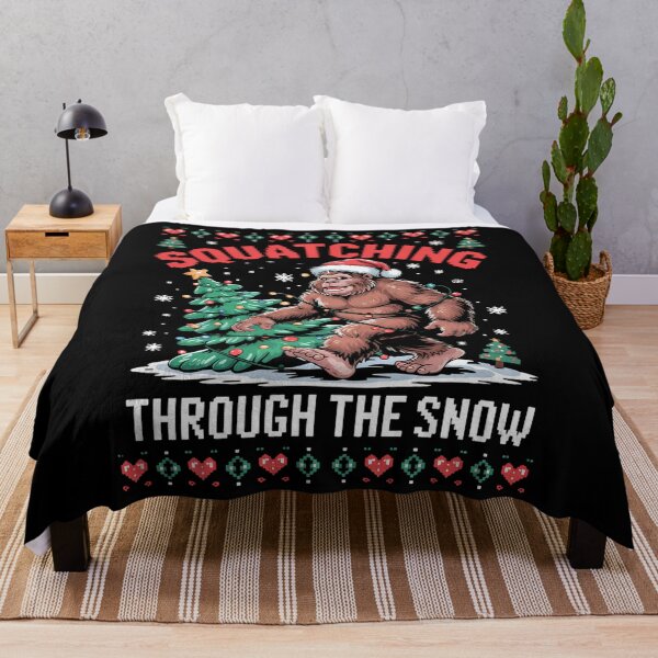 Item preview, Funny Sasquatch Christmas Bigfoot Xmas Tree designed and sold by blueyeeti.