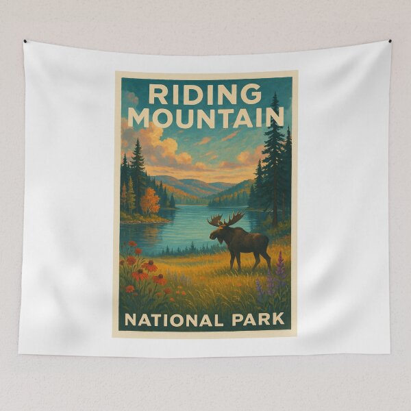 Item preview, Moose by the Lake at Riding Mountain National Park, Canada designed and sold by Aryabek.