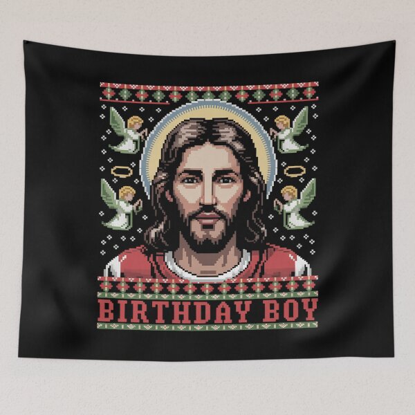Item preview, Jesus Birthday Christmas Xmas designed and sold by blueyeeti.