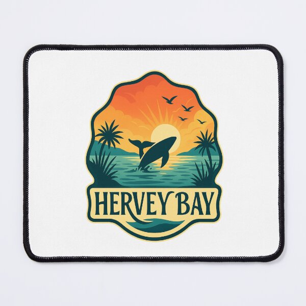 Item preview, Whale Breaching at Sunset in Hervey Bay, Queensland designed and sold by Aryabek.