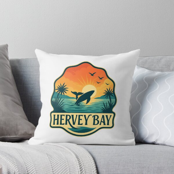Item preview, Whale Breaching at Sunset in Hervey Bay, Queensland designed and sold by Aryabek.