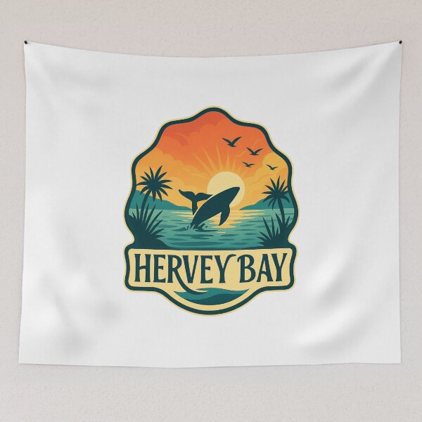 Item preview, Whale Breaching at Sunset in Hervey Bay, Queensland designed and sold by Aryabek.