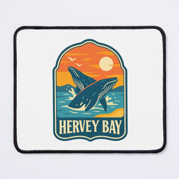 Item preview, Humpback Whales Breaching at Sunset in Hervey Bay, Queensland designed and sold by Aryabek.