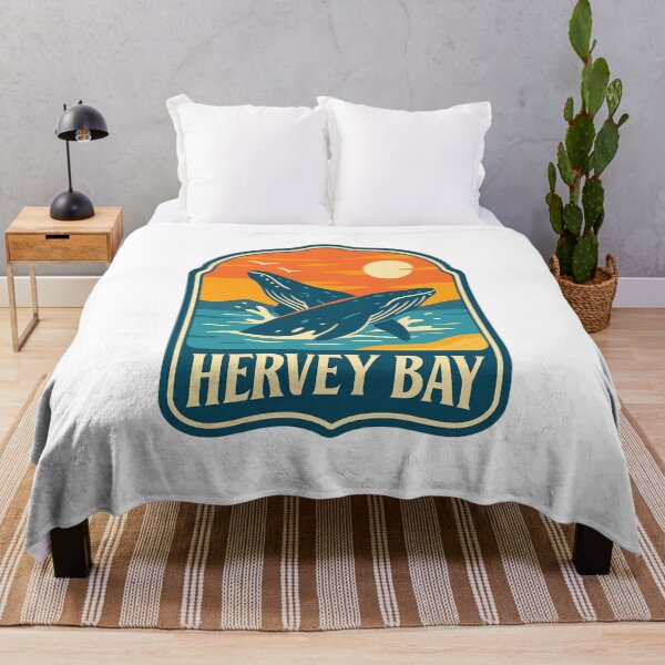 Item preview, Humpback Whales Breaching at Sunset in Hervey Bay, Queensland designed and sold by Aryabek.