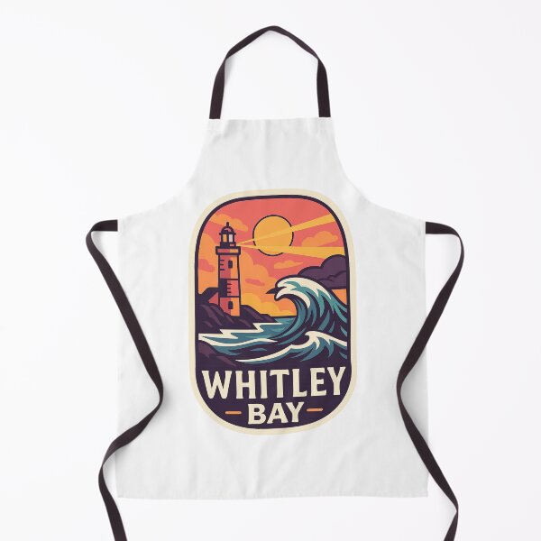 Item preview, Sunset Beacon and Crashing Wave at Whitley Bay, North East England designed and sold by Aryabek.