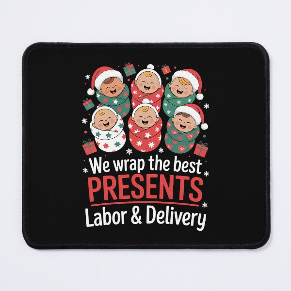 Item preview, Labor and Delivery Nurse Xmas designed and sold by blueyeeti.