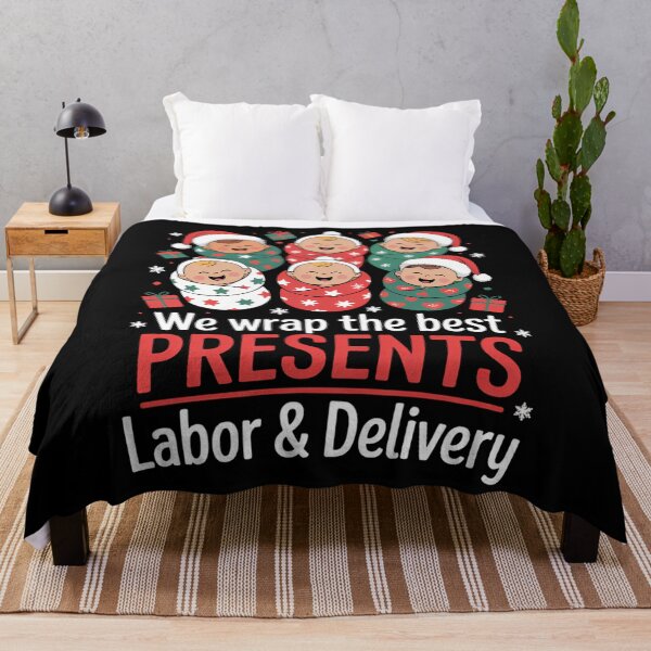 Item preview, Labor and Delivery Nurse Xmas designed and sold by blueyeeti.