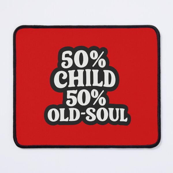 Item preview, 50% Child 50% Old Soul Minimalist Typography Design designed and sold by Minimum-Rage.