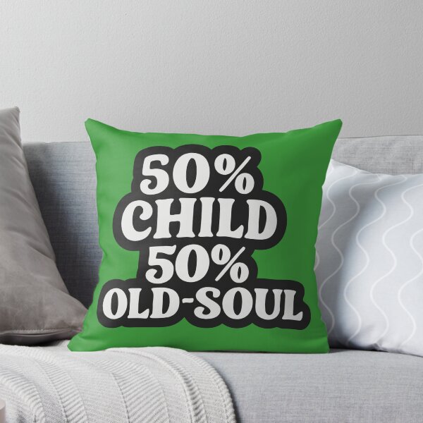 Item preview, 50% Child 50% Old Soul Minimalist Typography Design designed and sold by Minimum-Rage.