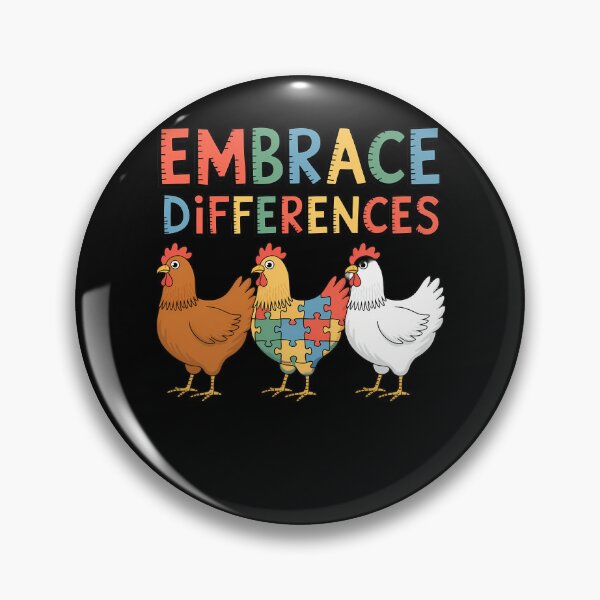 Item preview, Embrace Differences Chicken Puzzle Autism Awareness Animal designed and sold by TyraYoung.