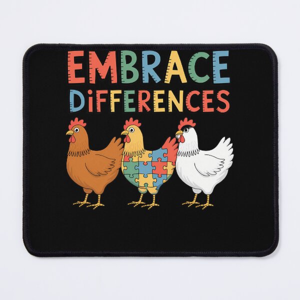 Item preview, Embrace Differences Chicken Puzzle Autism Awareness Animal designed and sold by TyraYoung.
