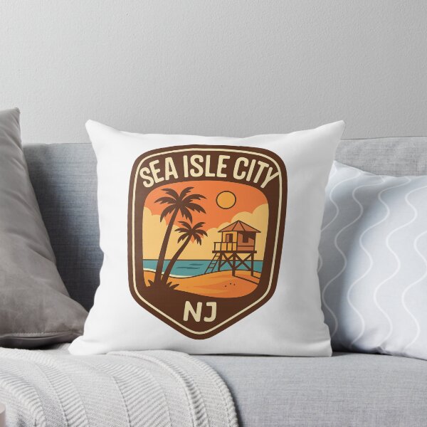 Item preview, Sunset View of Lifeguard Tower in Sea Isle City, New Jersey designed and sold by Aryabek.