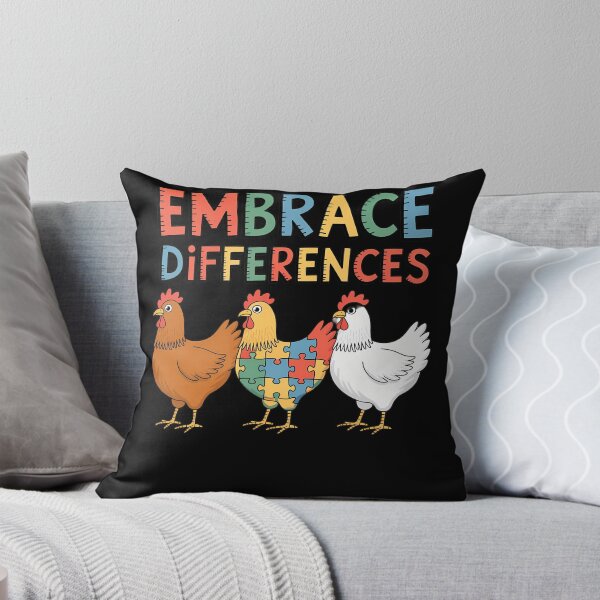 Item preview, Embrace Differences Chicken Puzzle Autism Awareness Animal designed and sold by TyraYoung.