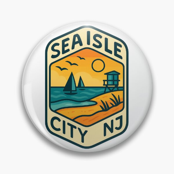 Item preview, Sailboats at Sunset in Sea Isle City, New Jersey Shore designed and sold by Aryabek.