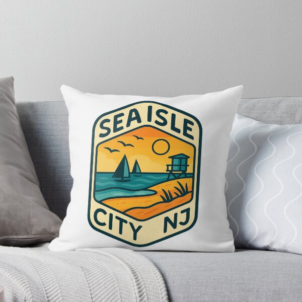 Item preview, Sailboats at Sunset in Sea Isle City, New Jersey Shore designed and sold by Aryabek.