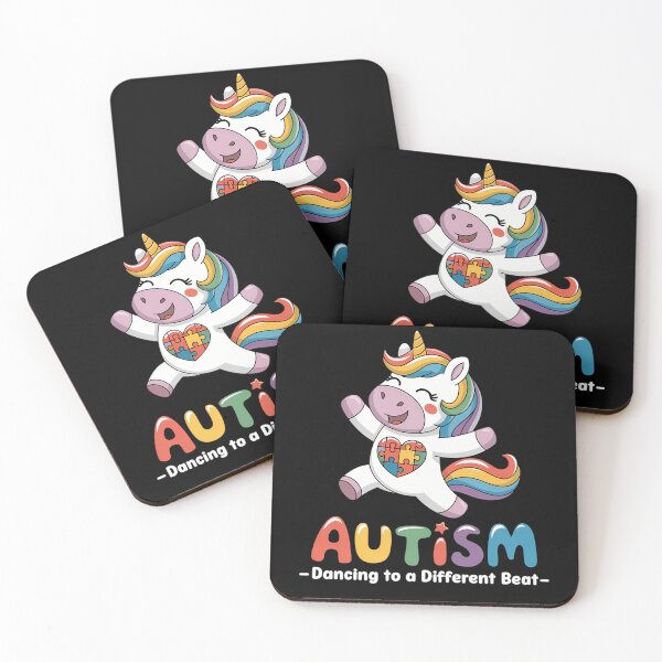 Item preview, Girl Autism Awareness Unicorn Dancing To Be A Different Beat designed and sold by TyraYoung.