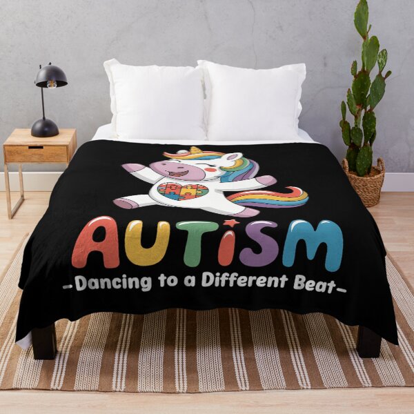 Item preview, Girl Autism Awareness Unicorn Dancing To Be A Different Beat designed and sold by TyraYoung.