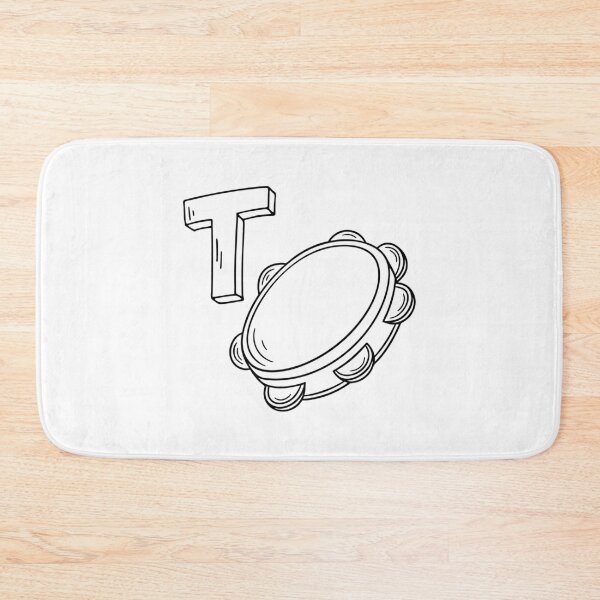 Item preview, An illustration of letter T stands for T Tambourine designed and sold by rasagamastore.
