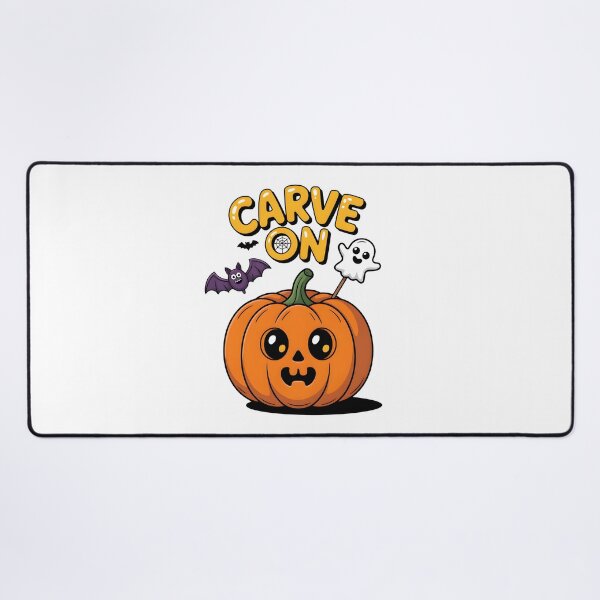 Item preview, Carve On – Cute Spooky Halloween Pumpkin Decor designed and sold by Taans-Creation.