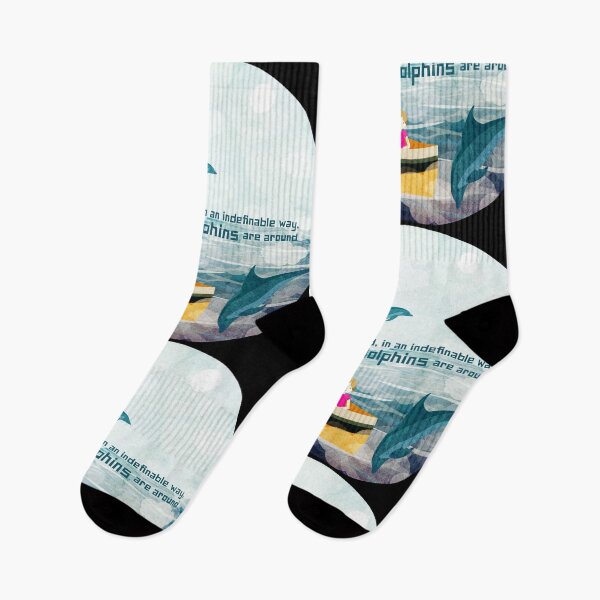 Item preview, When dolphins are around 1 designed and sold by Design4uStudio.