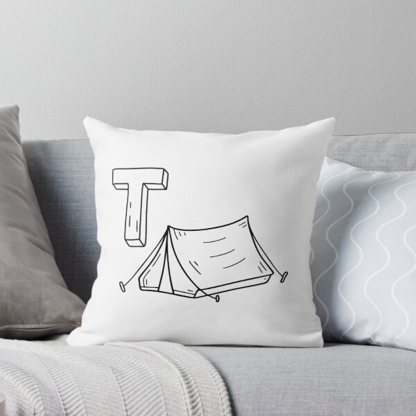 Item preview, An illustration of letter T stands for T Tent designed and sold by rasagamastore.