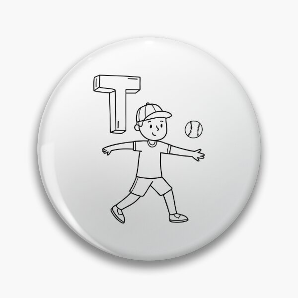 Item preview, An illustration of letter T stands for T Throw designed and sold by rasagamastore.