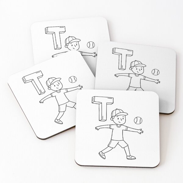 Item preview, An illustration of letter T stands for T Throw designed and sold by rasagamastore.