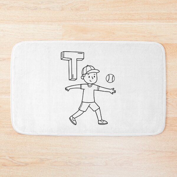 Item preview, An illustration of letter T stands for T Throw designed and sold by rasagamastore.