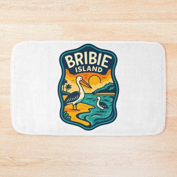 Item preview, Pelicans by the Shore at Sunset on Bribie Island, Queensland designed and sold by Aryabek.