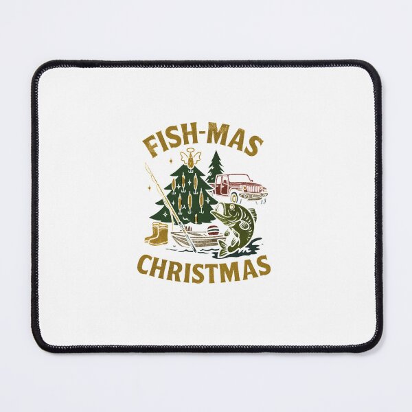 Item preview, Funny Fish Christmas Tree For Men Grandpa Fishing Lovers Dad Classic T-Shirt designed and sold by inkfluenceart.