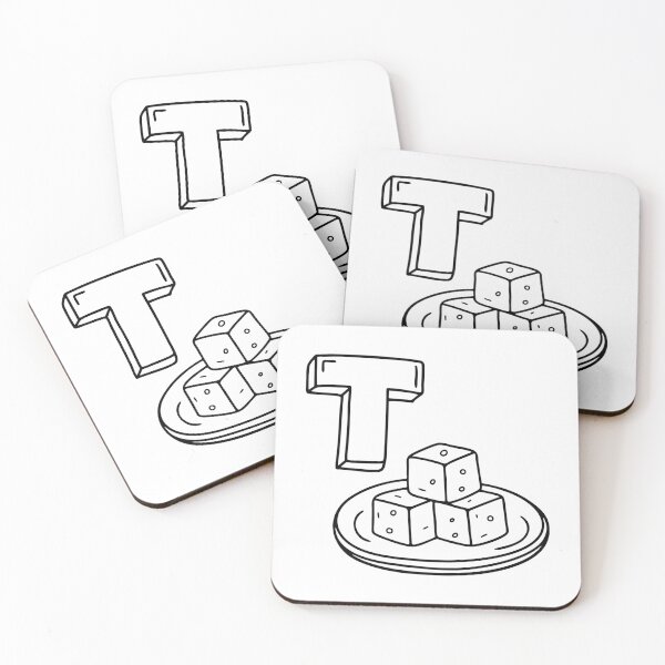 Item preview, An illustration of letter T stands for T Tofu designed and sold by rasagamastore.