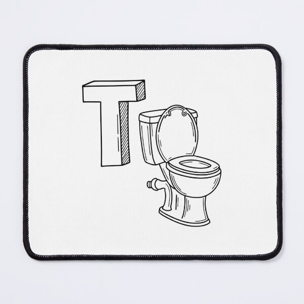 Item preview, An illustration of letter T stands for T Toilet designed and sold by rasagamastore.