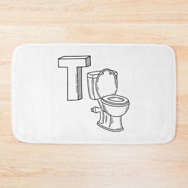 Item preview, An illustration of letter T stands for T Toilet designed and sold by rasagamastore.