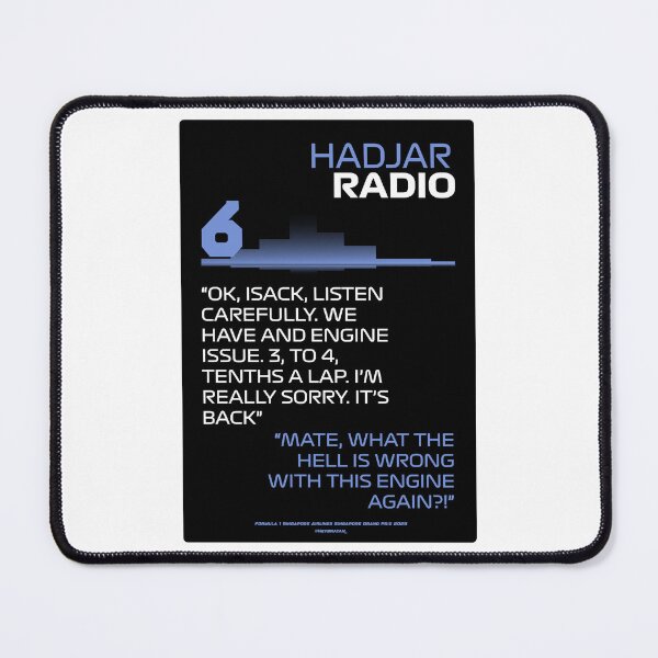Item preview, Mate, what the hell is wrong whit this engine again?! - Isack Hadjar F1 Team Radio designed and sold by Heybratan.