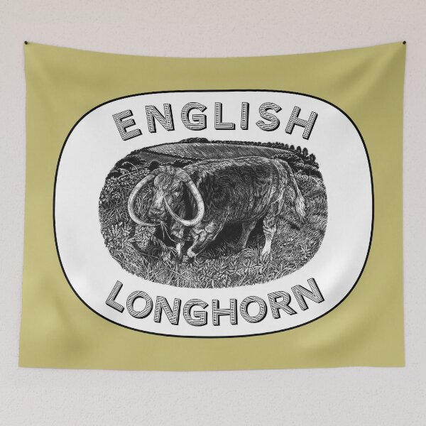 Item preview, English Longhorn designed and sold by wonder-webb.