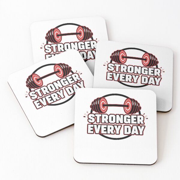 Item preview,  Stronger Every Day Gym Motivational T-Shirt designed and sold by MofazStyle.