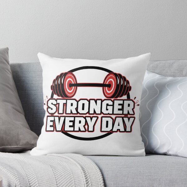 Item preview,  Stronger Every Day Gym Motivational T-Shirt designed and sold by MofazStyle.