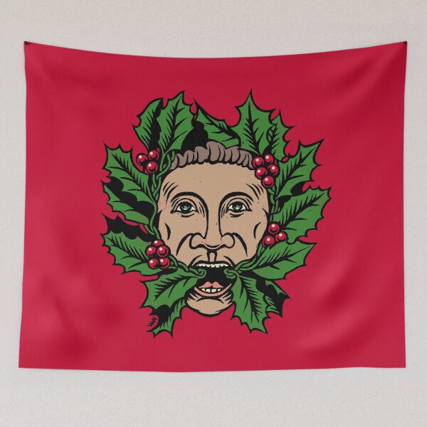 Item preview, Christmas Green Man designed and sold by wonder-webb.