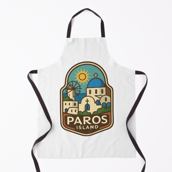 Item preview, Windmill and Blue Domes on Paros Island, Cyclades Greece designed and sold by Aryabek.