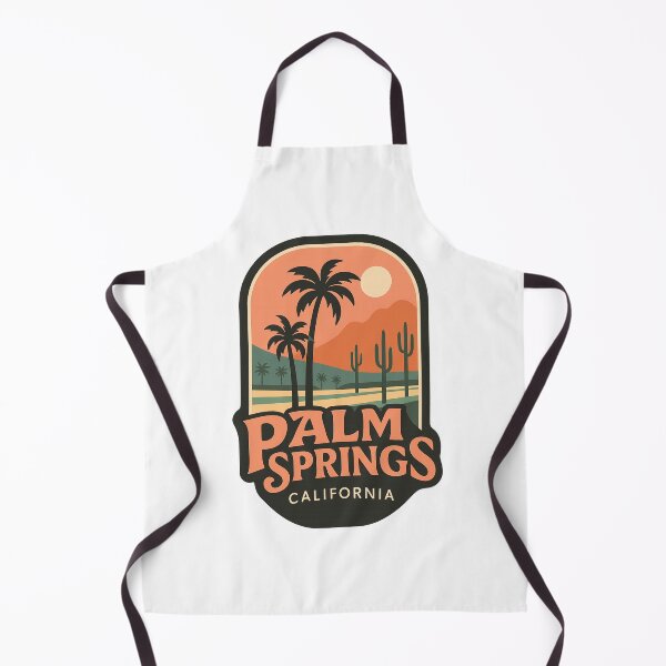 Item preview, Desert Sunset with Palms and Cacti in Palm Springs, California designed and sold by Aryabek.