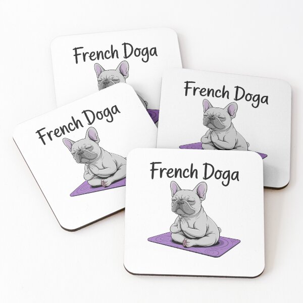 Item preview, French Bulldog Yoga Cobblers Pose Lover designed and sold by Sunset4Bones.