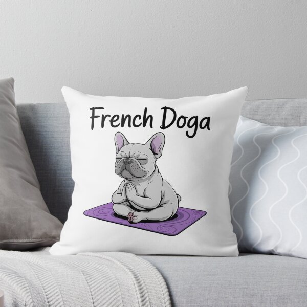Item preview, French Bulldog Yoga Cobblers Pose Lover designed and sold by Sunset4Bones.