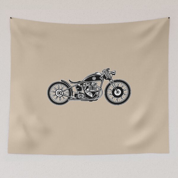 Item preview, Chopper / motorcycle 09_black white designed and sold by RollOn.