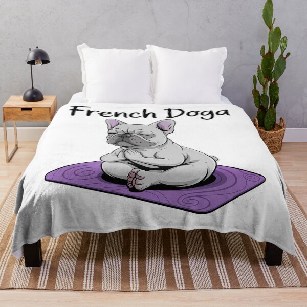 Item preview, French Bulldog Yoga Cobblers Pose Lover designed and sold by Sunset4Bones.