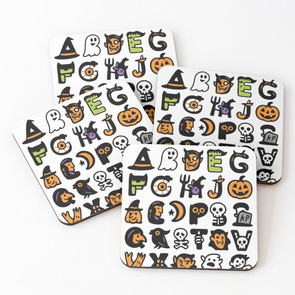 Item preview, Halloween Alphabet Art Series halloween 2025 Spooky Cat Scream Letter Art designed and sold by Gurjeetpixelart.