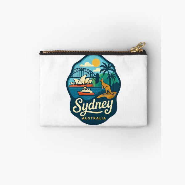 Item preview, Sydney Harbour View with Kangaroo, Bridge, and Opera House designed and sold by Aryabek.