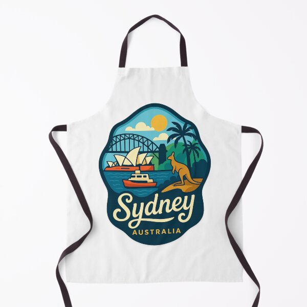Item preview, Sydney Harbour View with Kangaroo, Bridge, and Opera House designed and sold by Aryabek.