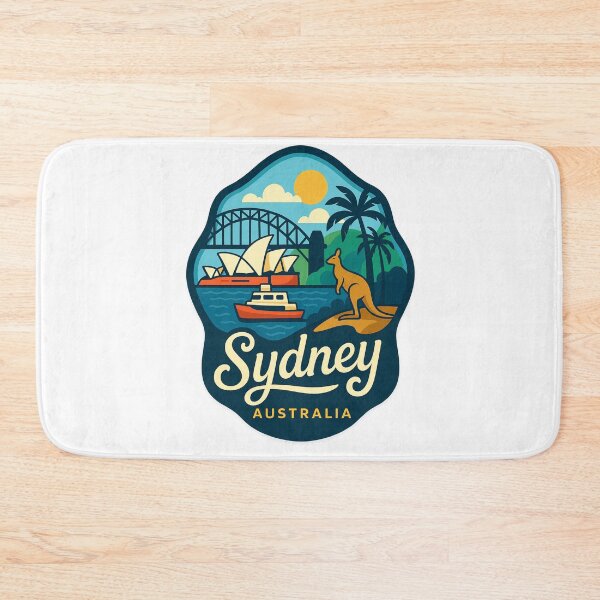Item preview, Sydney Harbour View with Kangaroo, Bridge, and Opera House designed and sold by Aryabek.