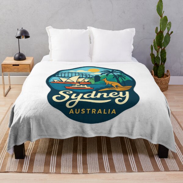 Item preview, Sydney Harbour View with Kangaroo, Bridge, and Opera House designed and sold by Aryabek.
